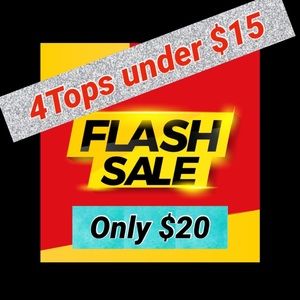 4Tops 🛍️under $15 all for 🥳only $20 + shipping. 👕Sale ends 12/22/25